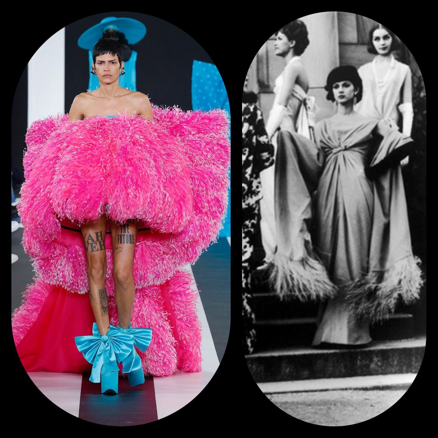 Nina Ricci Autunno 2023-2024 vs Nina Ricci 1954