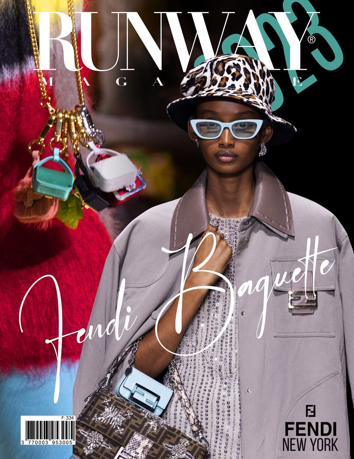 4 Runway Обложка журнала Fendi Baguette 2023