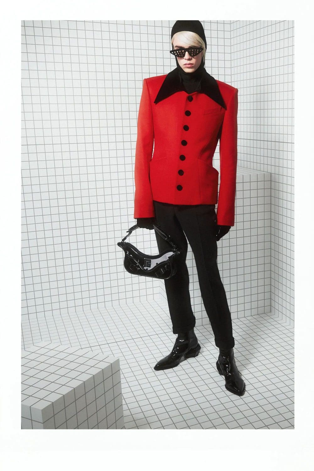 Balmain Fall 2023 Menswear por Olivier Rousteing Runway Revista 25