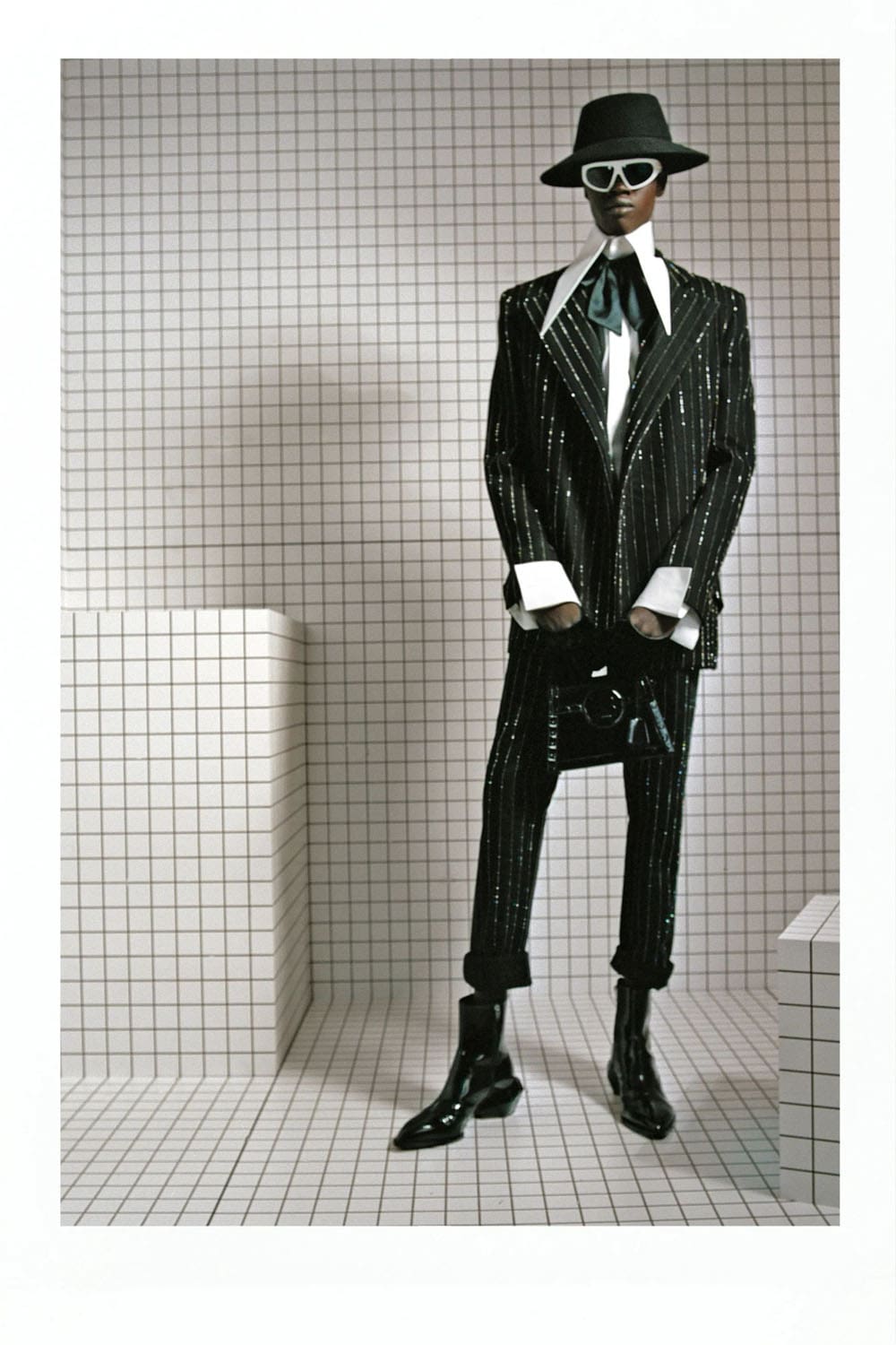 Balmain Fall 2023 Menswear por Olivier Rousteing Runway Revista 4