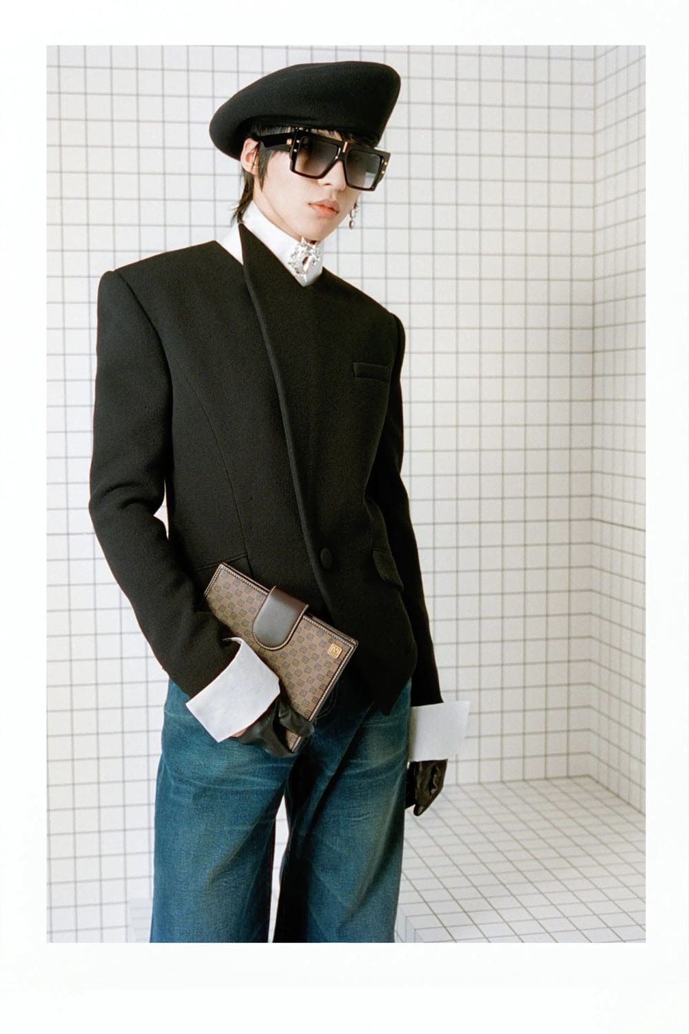 Balmain Fall 2023 Menswear por Olivier Rousteing Runway Revista 42