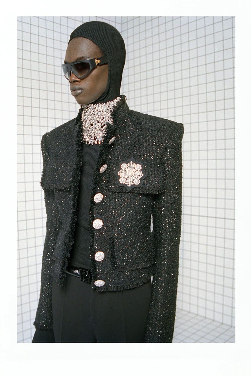Balmain Fall 2023 Menswear por Olivier Rousteing Runway Revista 70
