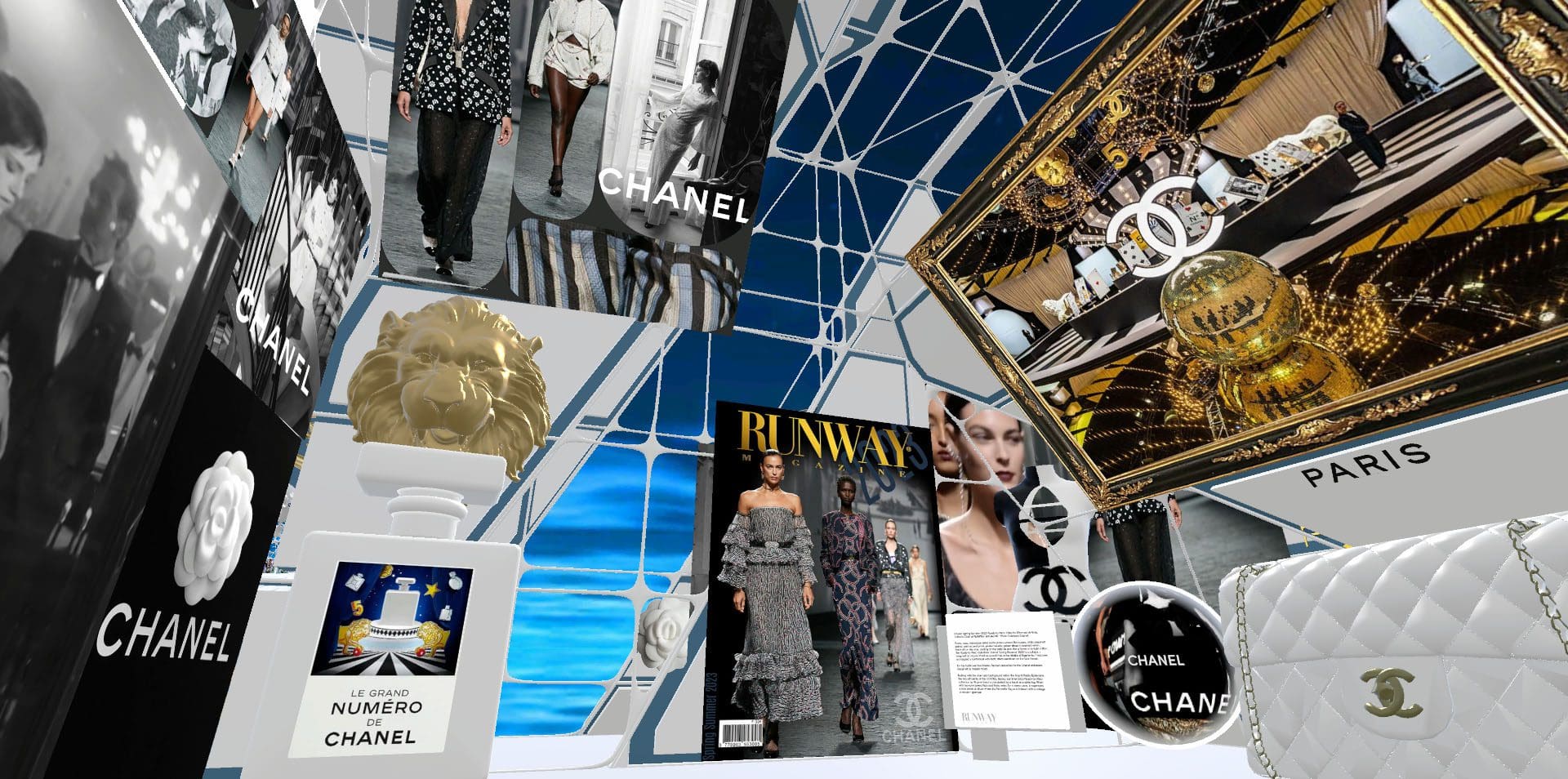Chanel Web3 Chane Metaverse 首次亮相 Runway 杂志Web3 Runway 元界4