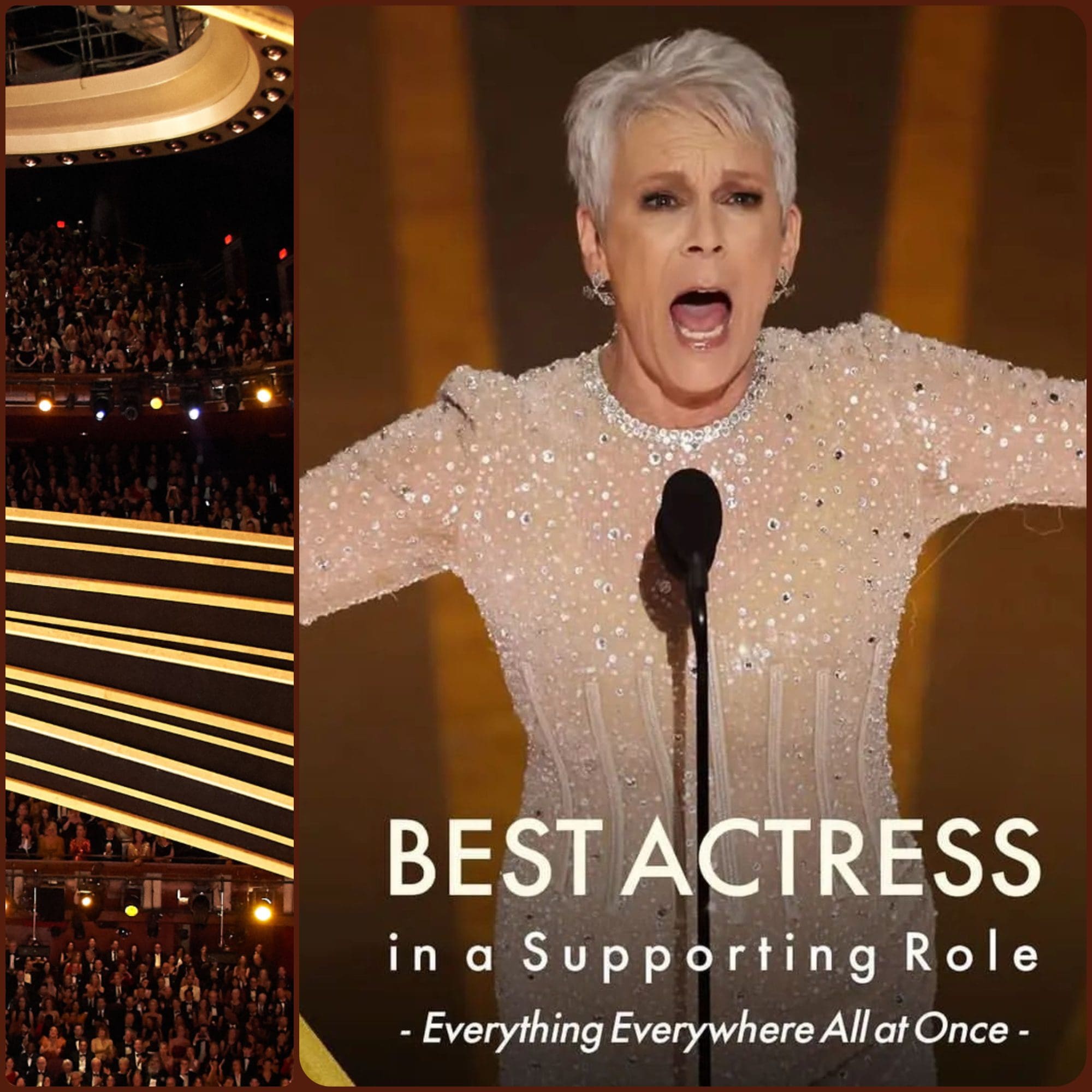 Jamie Lee Curtis in Dolce Gabbana personalizzato agli Oscar 2023 Runway Rivista 12 1