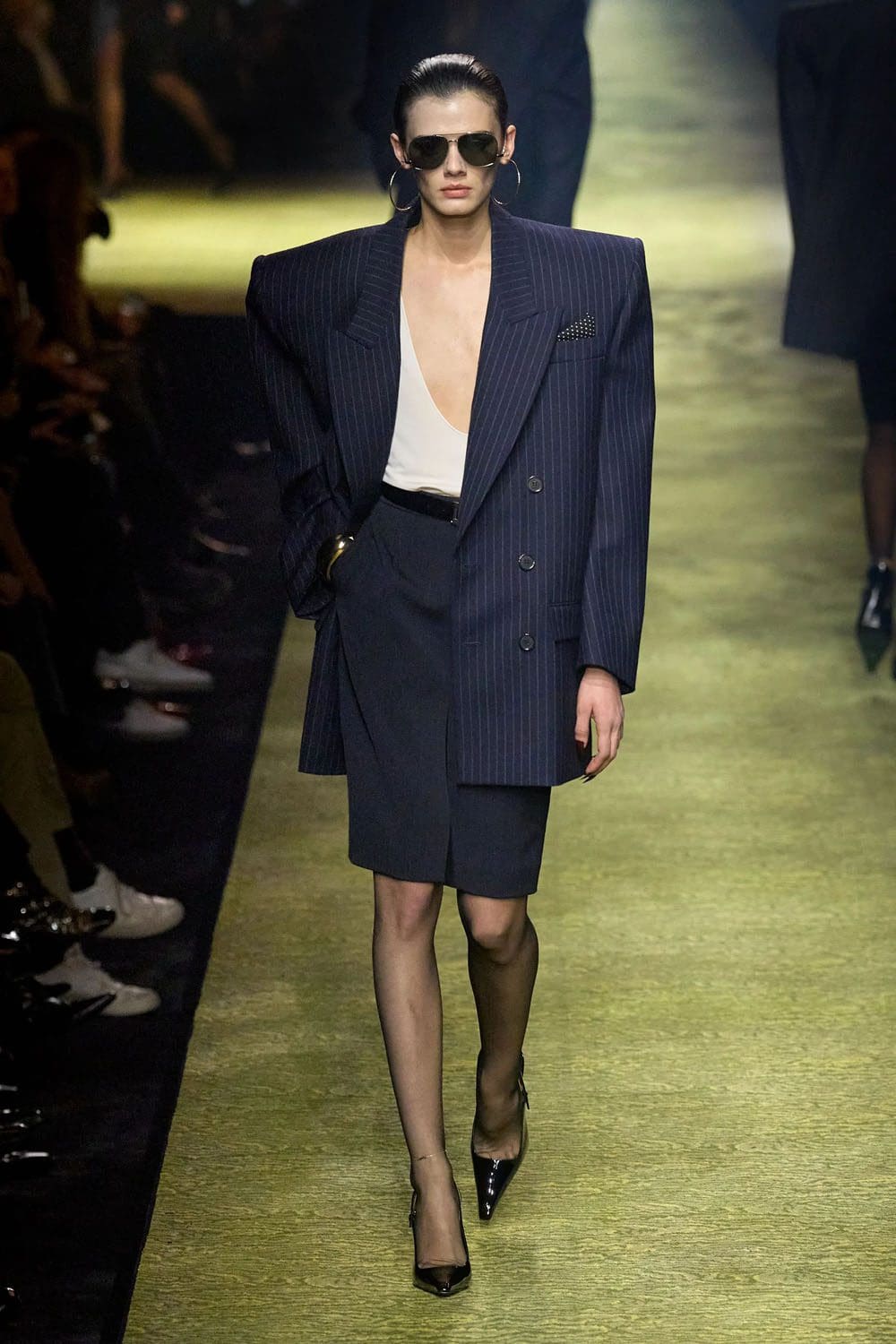 Saint Laurent 秋冬 2023 2024 巴黎 Runway 3杂志