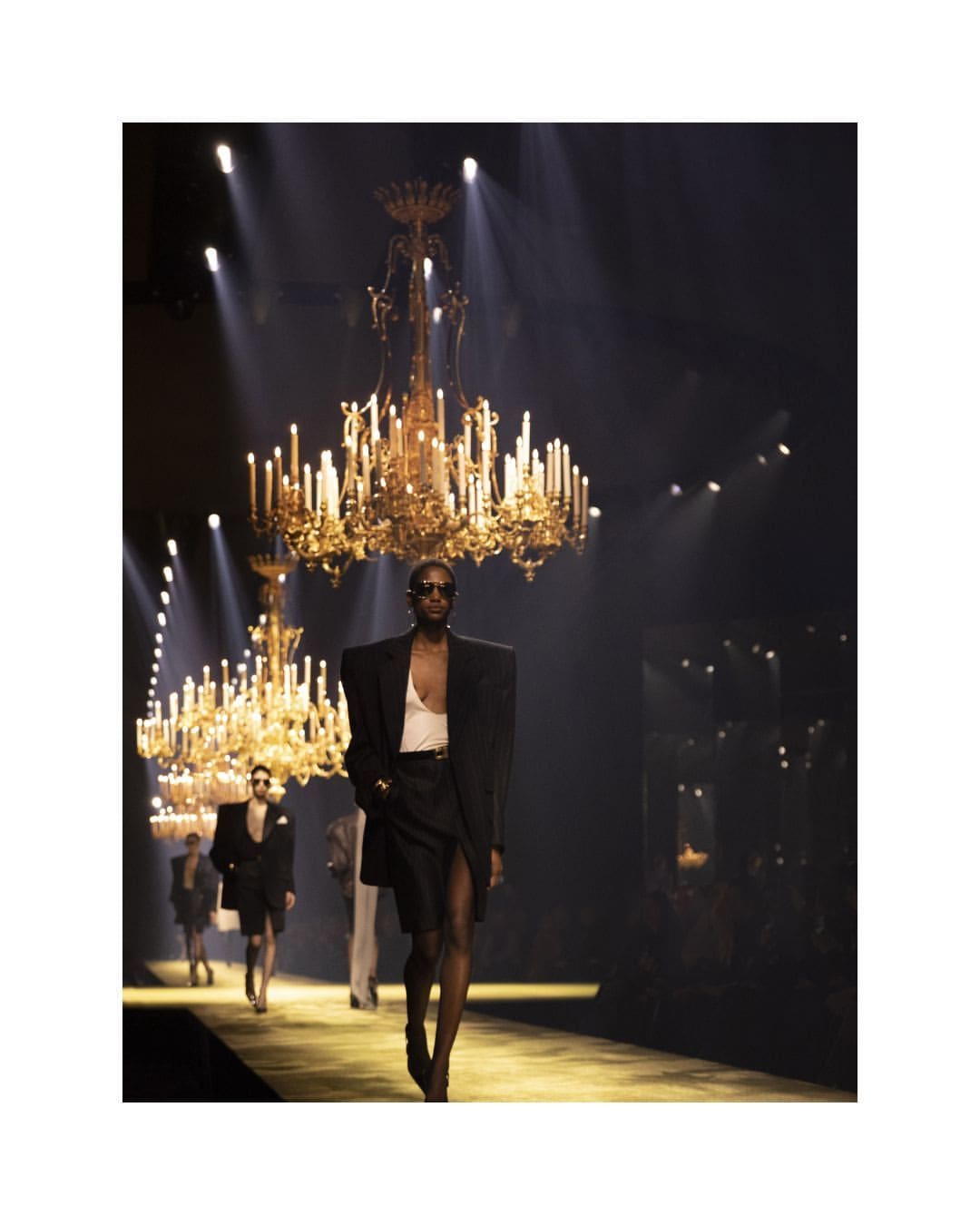 Saint Laurent 秋冬 2023 2024 巴黎 Runway 56杂志