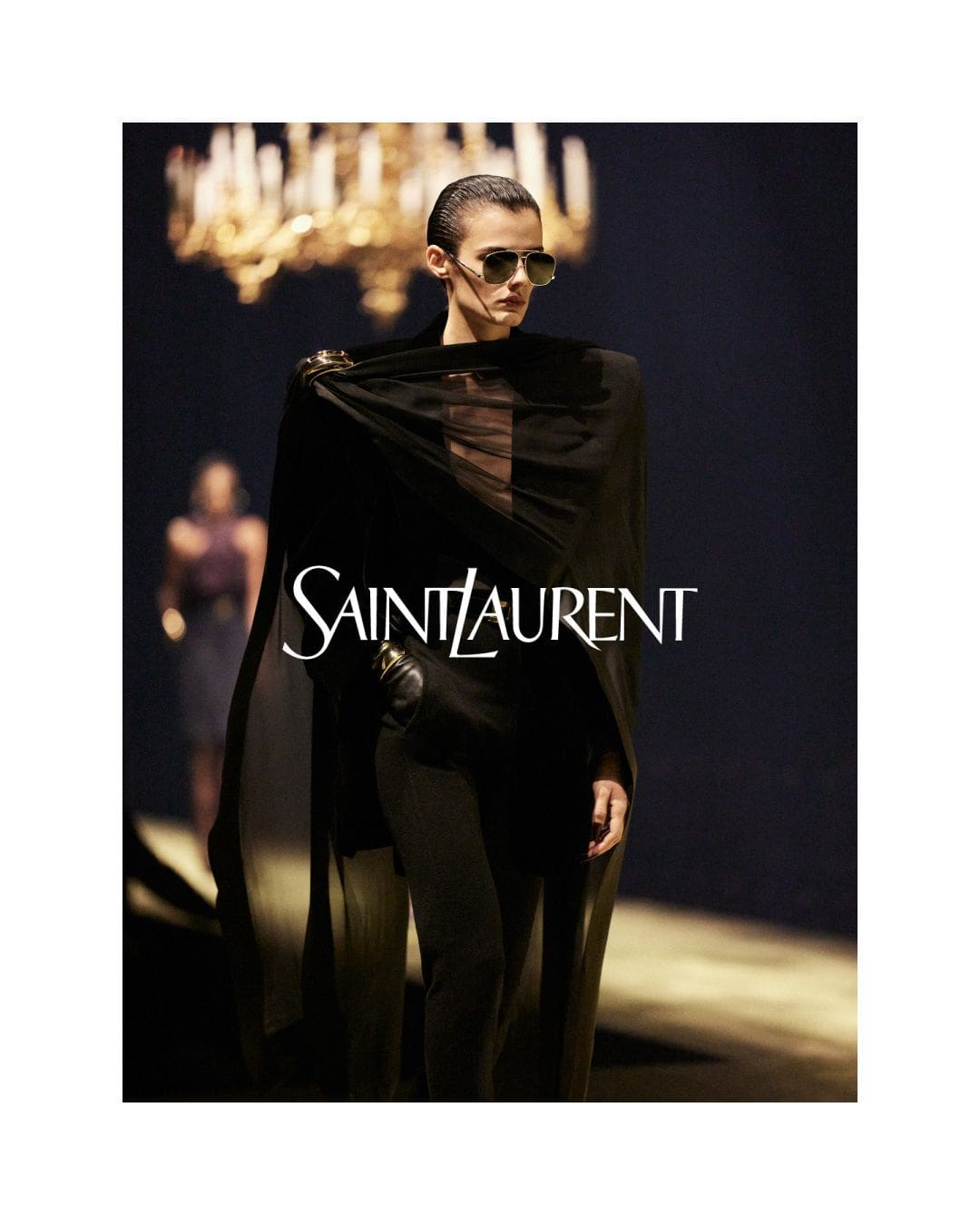 Saint Laurent 秋冬 2023 2024 巴黎 Runway 57杂志