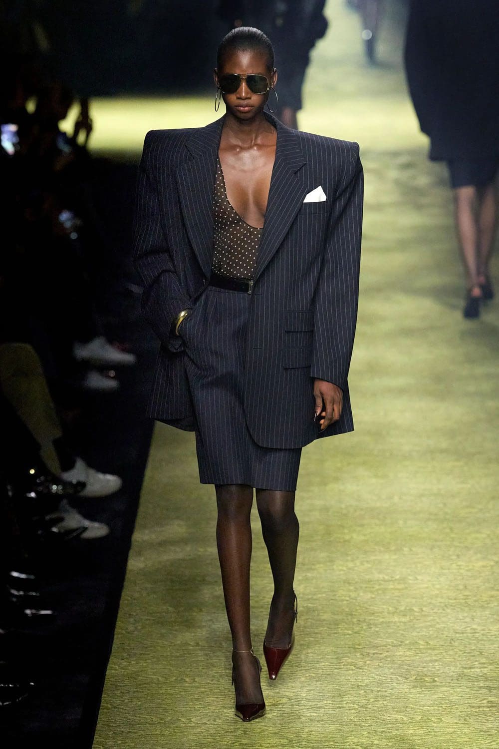 Saint Laurent 秋冬 2023 2024 巴黎 Runway 7杂志
