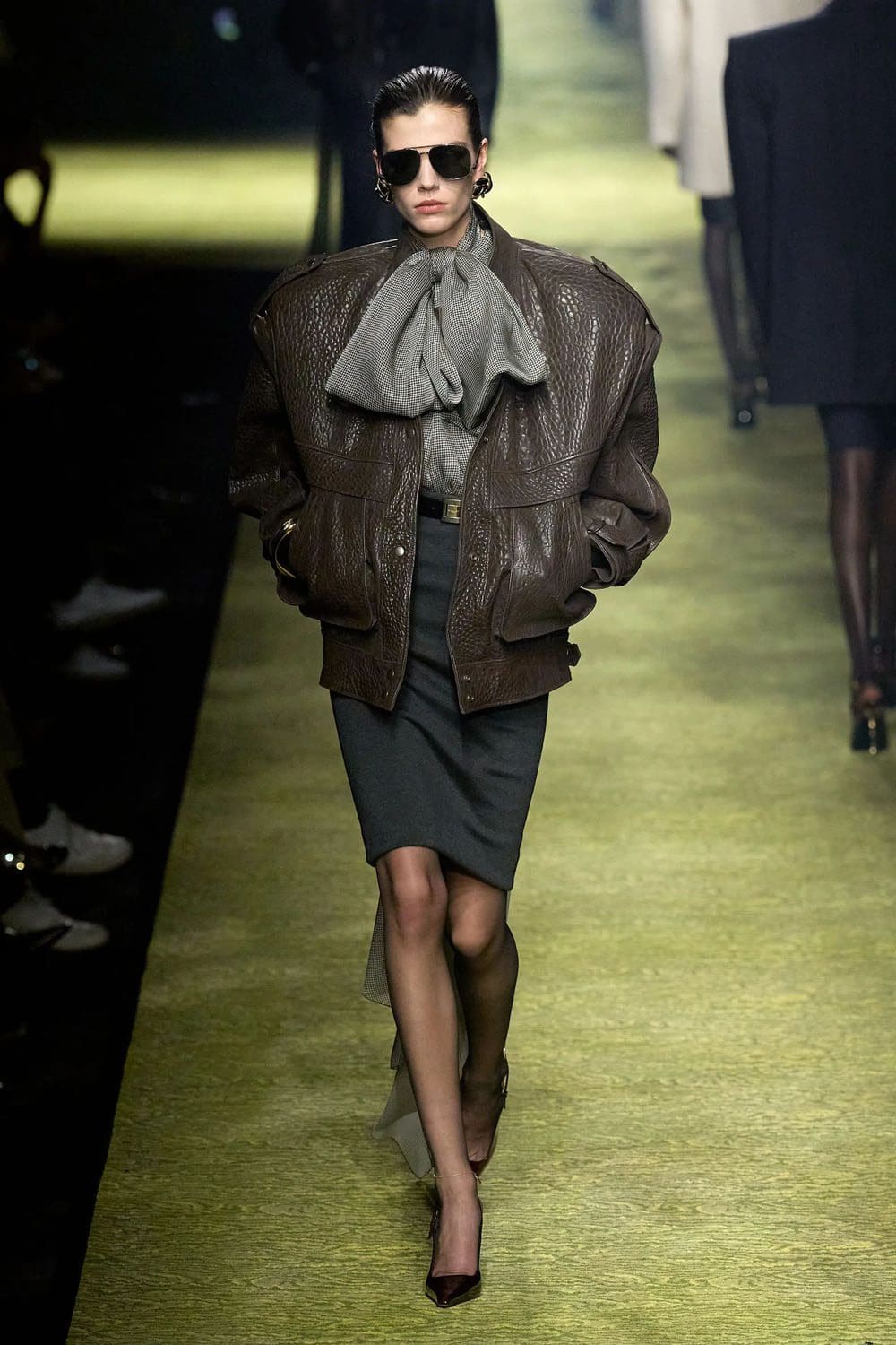 Saint Laurent 秋冬 2023 2024 巴黎 Runway 8杂志
