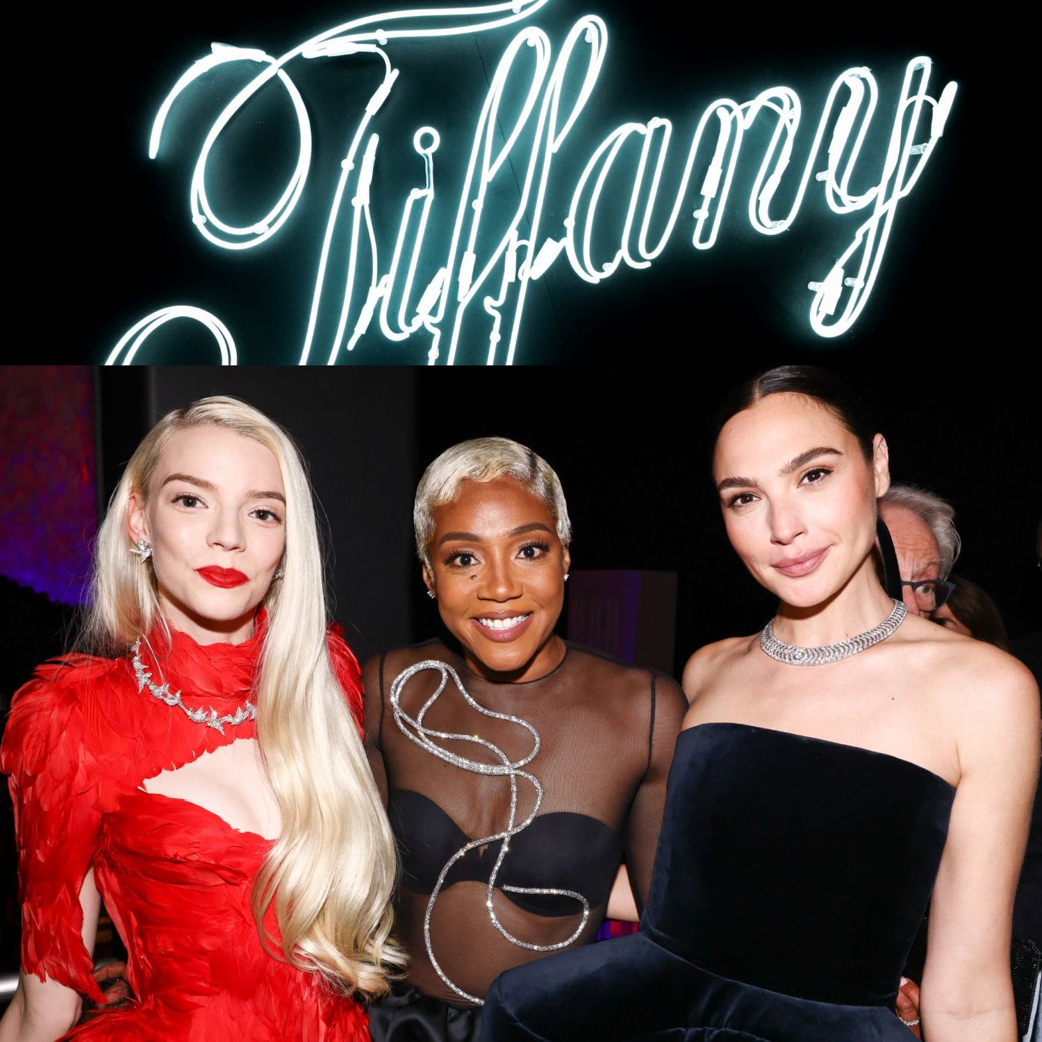 Anya Taylor Joy, Tiffany Haddish and Gal Gadot of Tiffany&Co celebrate the reopening of New York flagship store, The Landmark