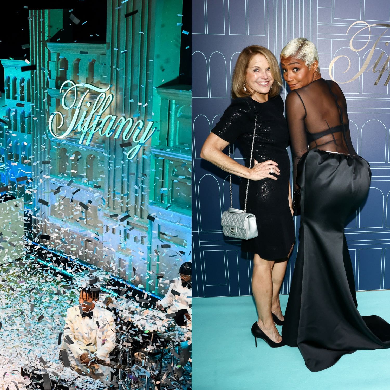 Katie Couric and Tiffany Haddish at Tiffany&Co celebrate the reopening of New York flagship store The Landmark