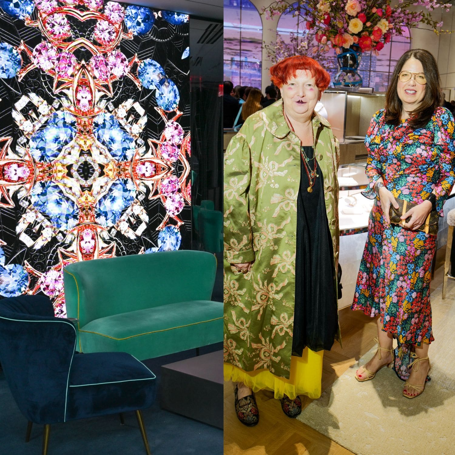 Lin Yaeger at Tiffany&Co celebrates the reopening of New York flagship store The Landmark