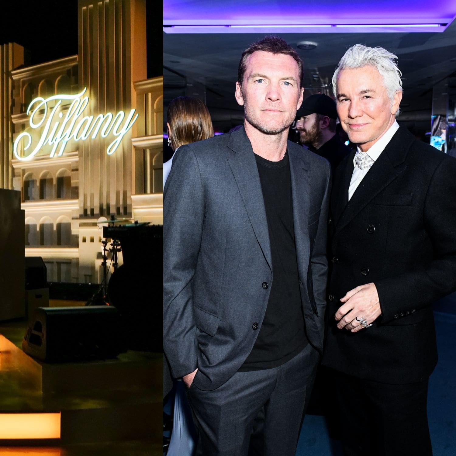Sam Warthington and Baz Luhrmann at Tiffany&Co celebrate the reopening of New York flagship store, The Landmark