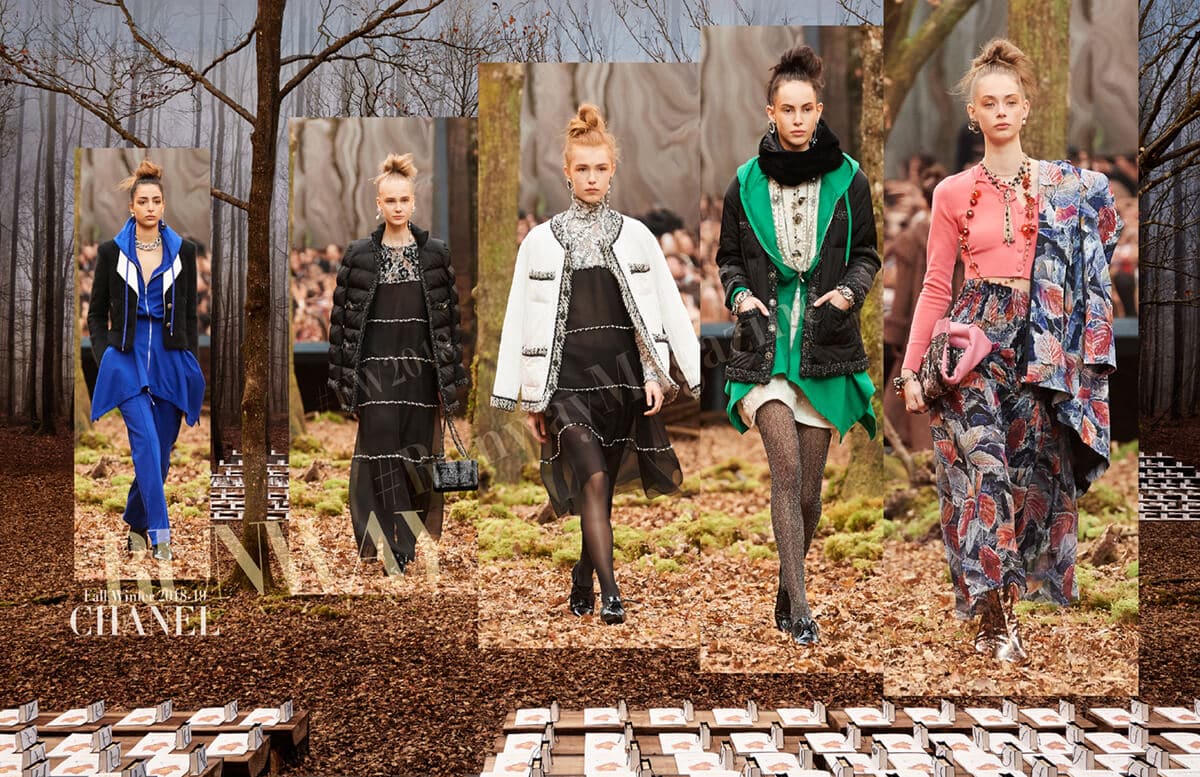 CHANEL Autunno-Inverno 2018-2019 di Runway Rivista Paris FW