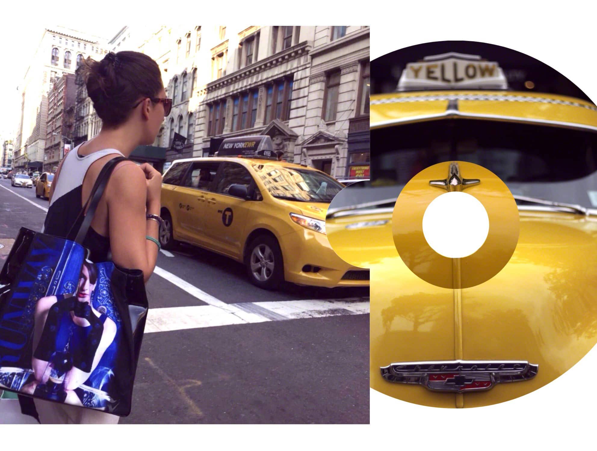 RUNWAY ЖУРНАЛ Tote в Нью-Йорке RUNWAY Сумка с короткими ручками MAGAZINE in New York Wonderland